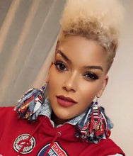 Load image into Gallery viewer, Limited Edition STL Denim Earrings