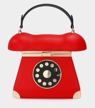 Load image into Gallery viewer, Red Telephone Handbag/Crossbody