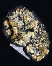 Load image into Gallery viewer, Couture Black Denim Earrings