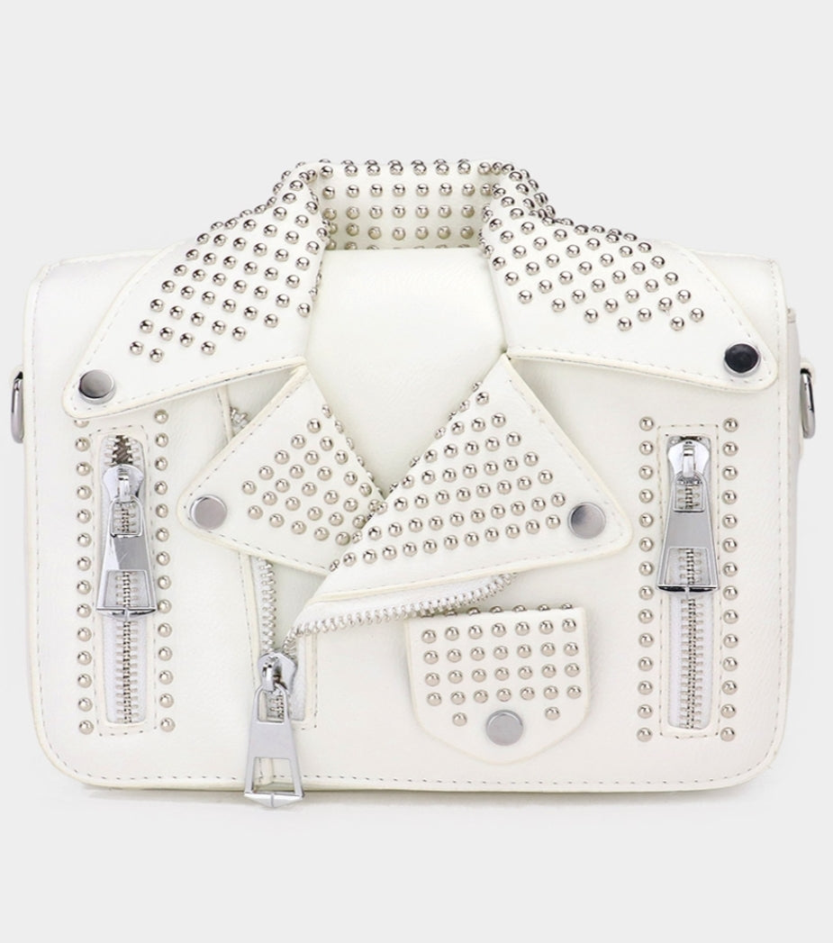 Studded Jacket Crossbody