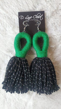 Load image into Gallery viewer, Keyhole Yarn Earrings
