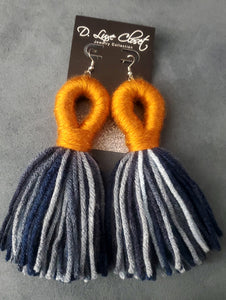 Tangerine Denim Keyhole Yarn