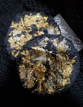 Load image into Gallery viewer, Couture Black Denim Earrings
