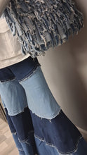 Load and play video in Gallery viewer, D. Luxe Signature Denim Tote Bag -
