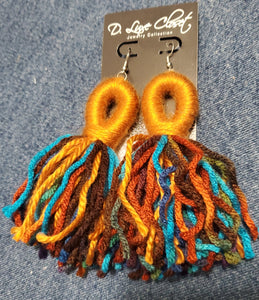 D. Luxe Yarn Earrings