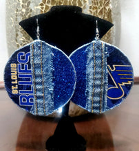 Load image into Gallery viewer, St. Louis Blues Earrings - Ltd 314 Edition

