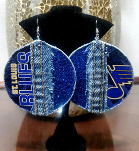 St. Louis Blues Earrings - Ltd 314 Edition