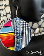 Load image into Gallery viewer, Cross Colors Denim Earrings
