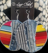 Load image into Gallery viewer, Cross Colors Denim Earrings
