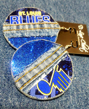 Load image into Gallery viewer, St. Louis Blues Earrings - Ltd 314 Edition
