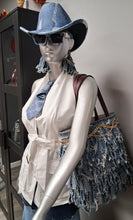 Load image into Gallery viewer, D. Luxe Signature Denim Tote Bag -
