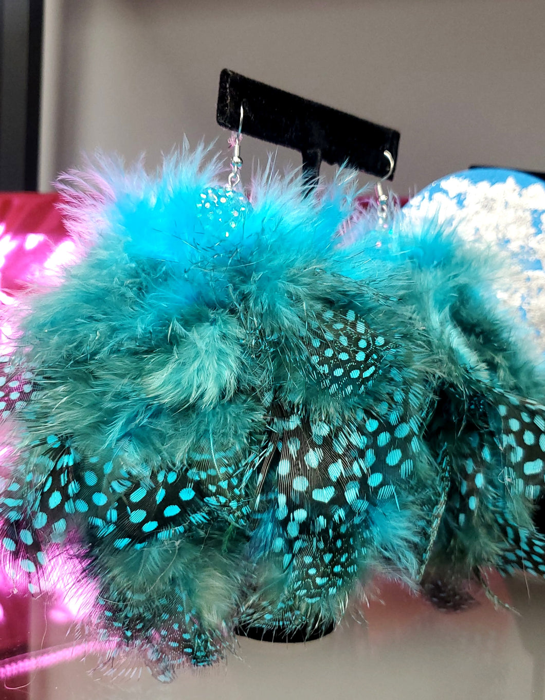 Feather Earrings - Turquoise