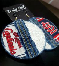 Load image into Gallery viewer, 314-STL Cardinals Earrings
