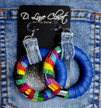 Load image into Gallery viewer, Kaleidoscope Earrings - Blue
