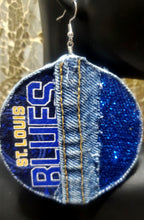 Load image into Gallery viewer, St. Louis Blues Earrings - Ltd 314 Edition
