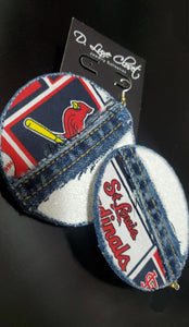 314-STL Cardinals Earrings